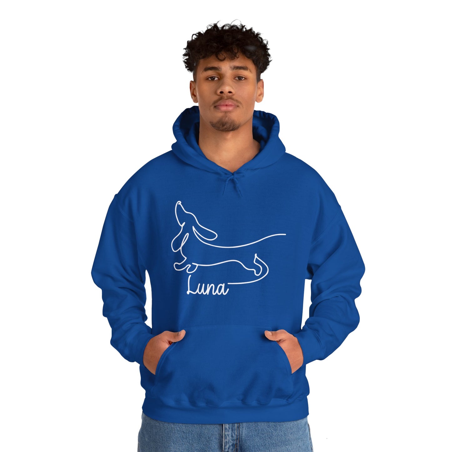 Custom Hoodie with dachshund Name - Unisex Hoodie