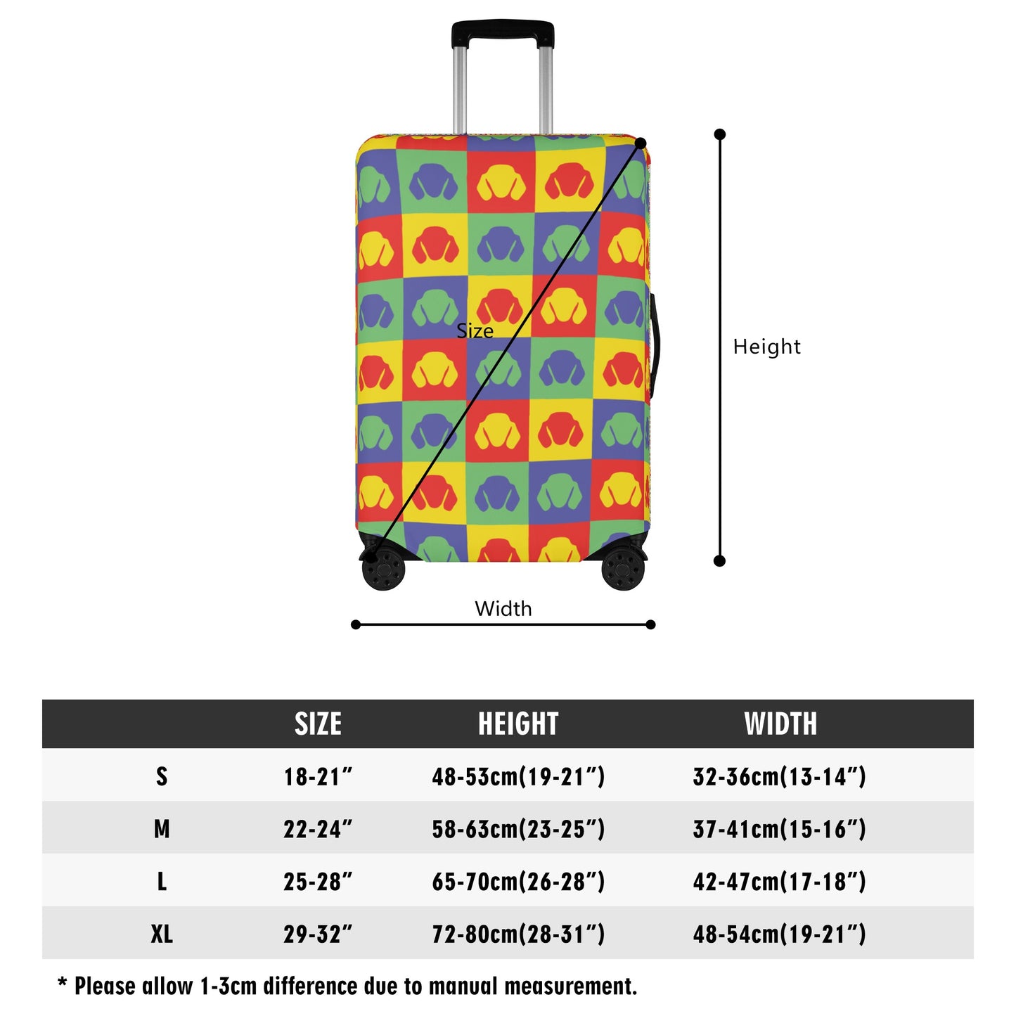Pixel - Luggage Cover