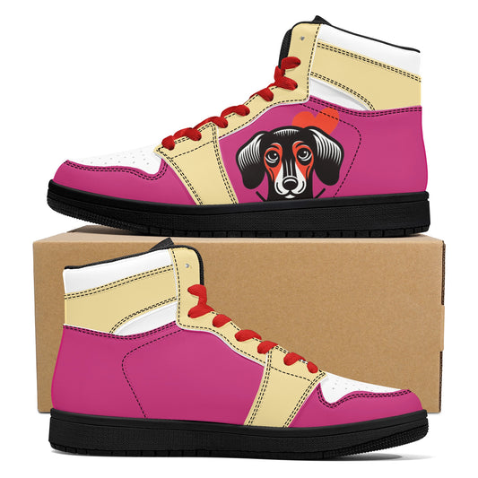 Calipso -  High Top Leather Sneakers