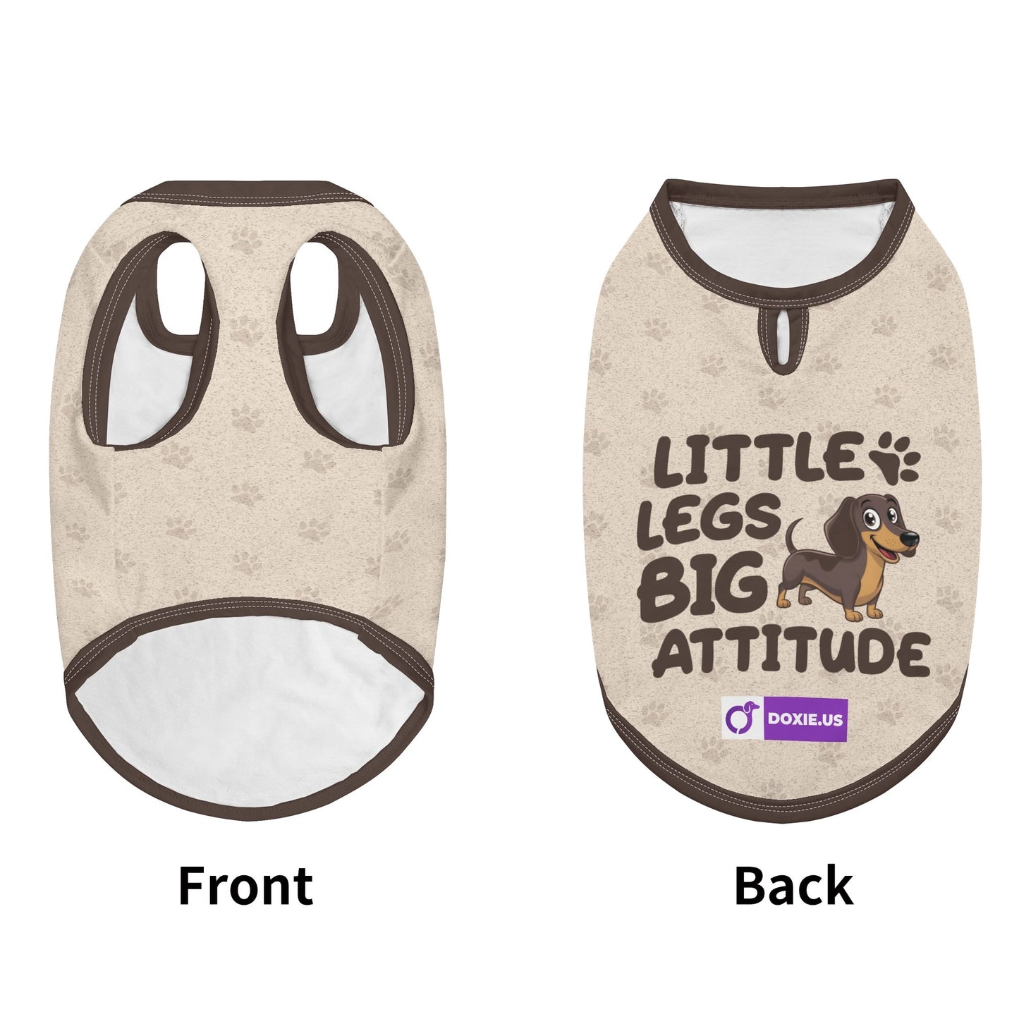 LITTLE LEGS BIG ATTITUDE - Shirt for Dachshunds