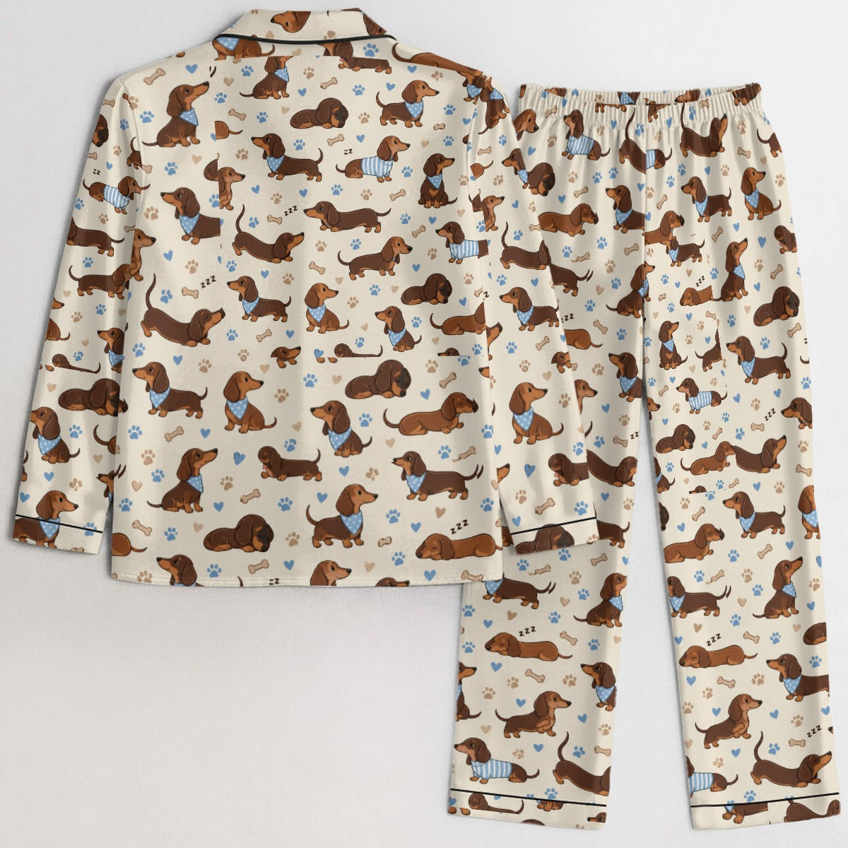 Tyson – Matching Women's Satin Pajamas | Soft Silky Two-Piece Sleepwear Set