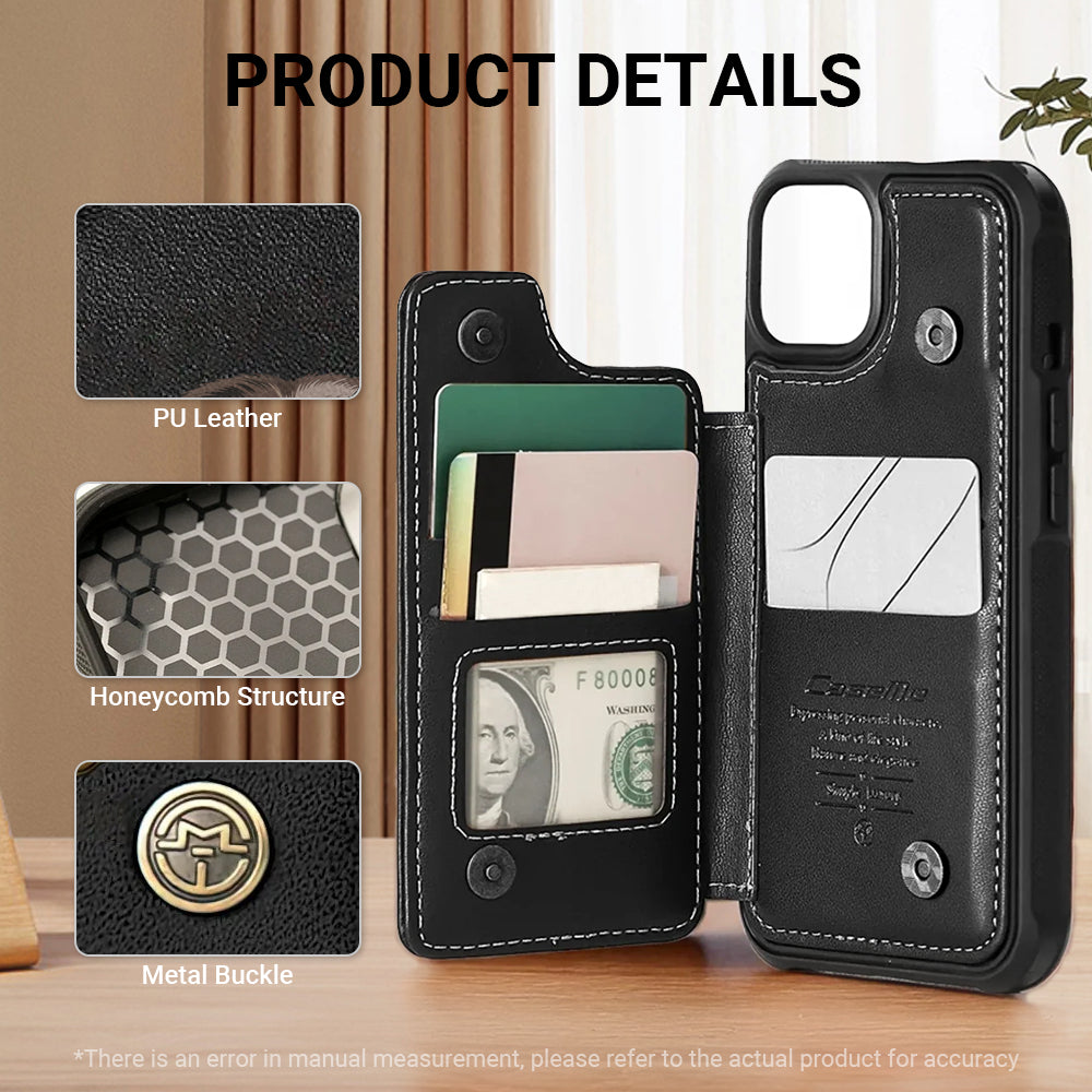 Billie - Leather Wallet Case for for iPhone & Samsung