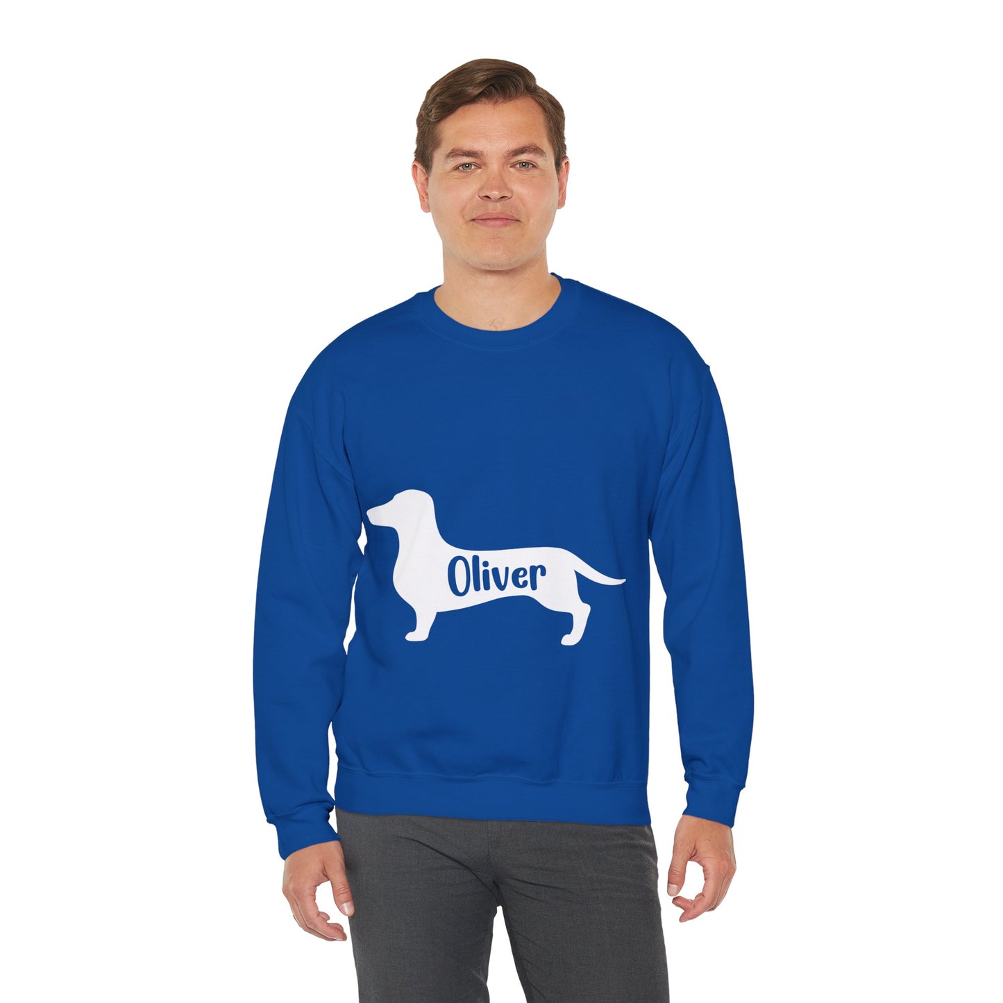 Custom Sweatshirt with dachshund Name - Unisex Sweatshirt