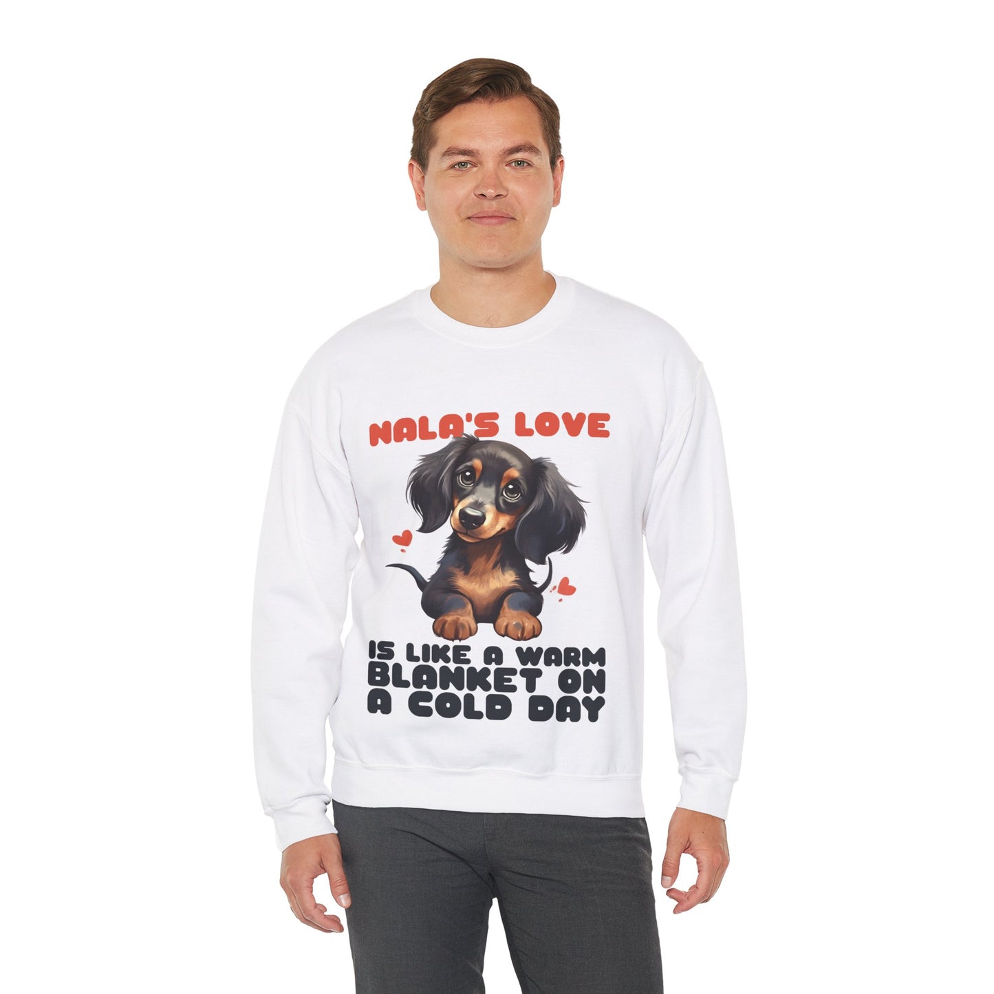 Custom Sweatshirt with dachshund Name - Unisex Sweatshirt