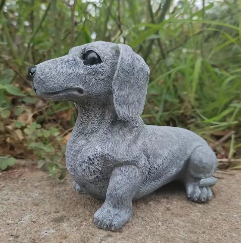 Creative-Resin-Garden-Doxie-Statues-doxie.us