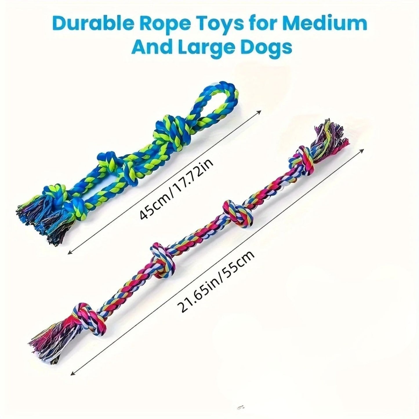 Dachshund Rope Chew Toy – Heavy-Duty Knot Chew Toy for Dogs