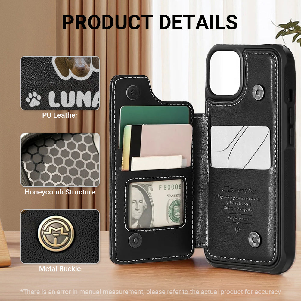 Rolf - Personalized Leather Wallet Case for for iPhone & Samsung