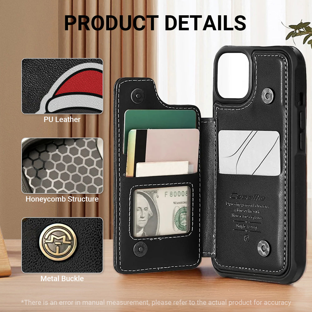 Cort - Personalized Leather Wallet Case for for iPhone & Samsung