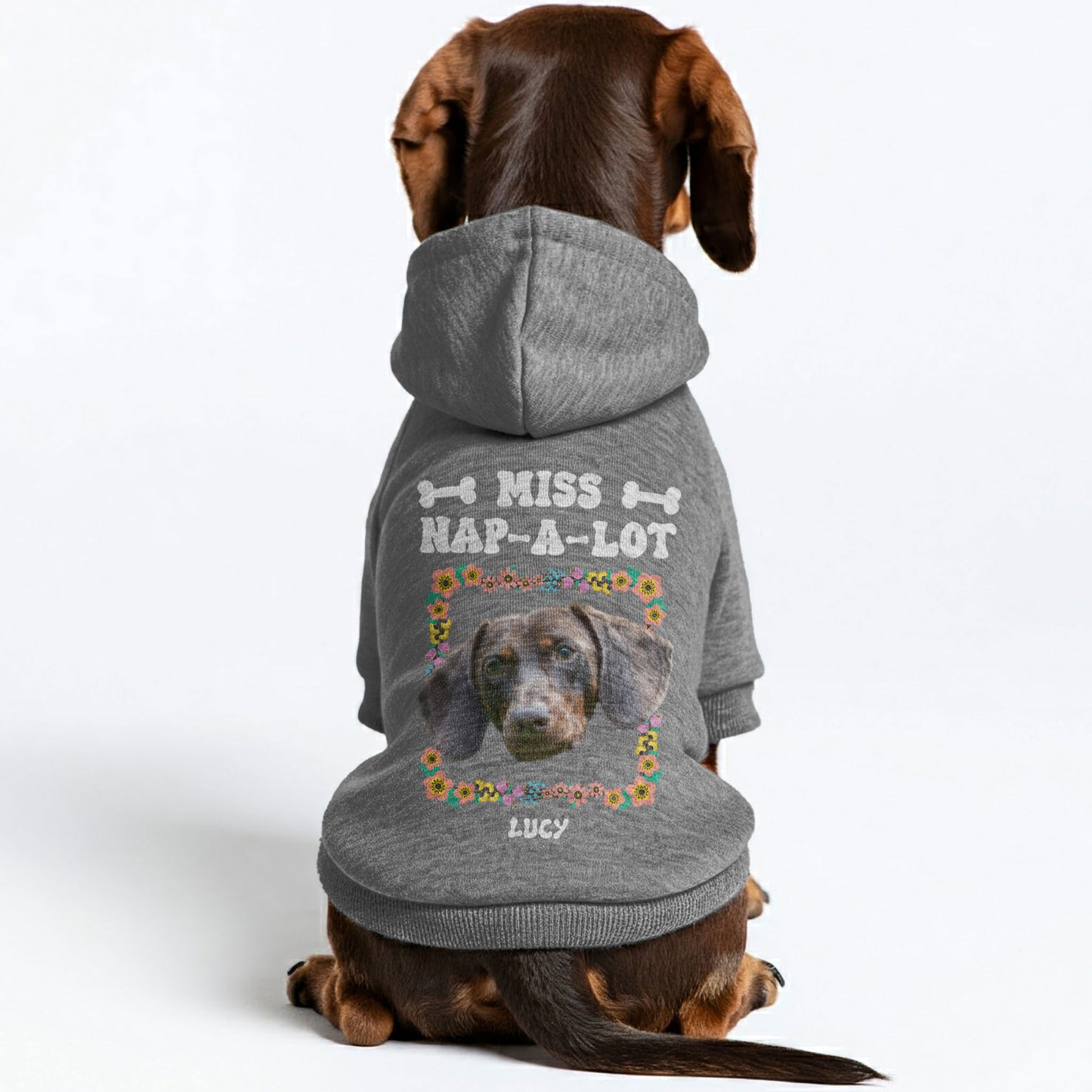 Nap-a-Lot – Personalized Dachshund Hoodies with Your Doxie’s Name & Photo – Stylish, Cozy & Made from Premium 100% Cotton