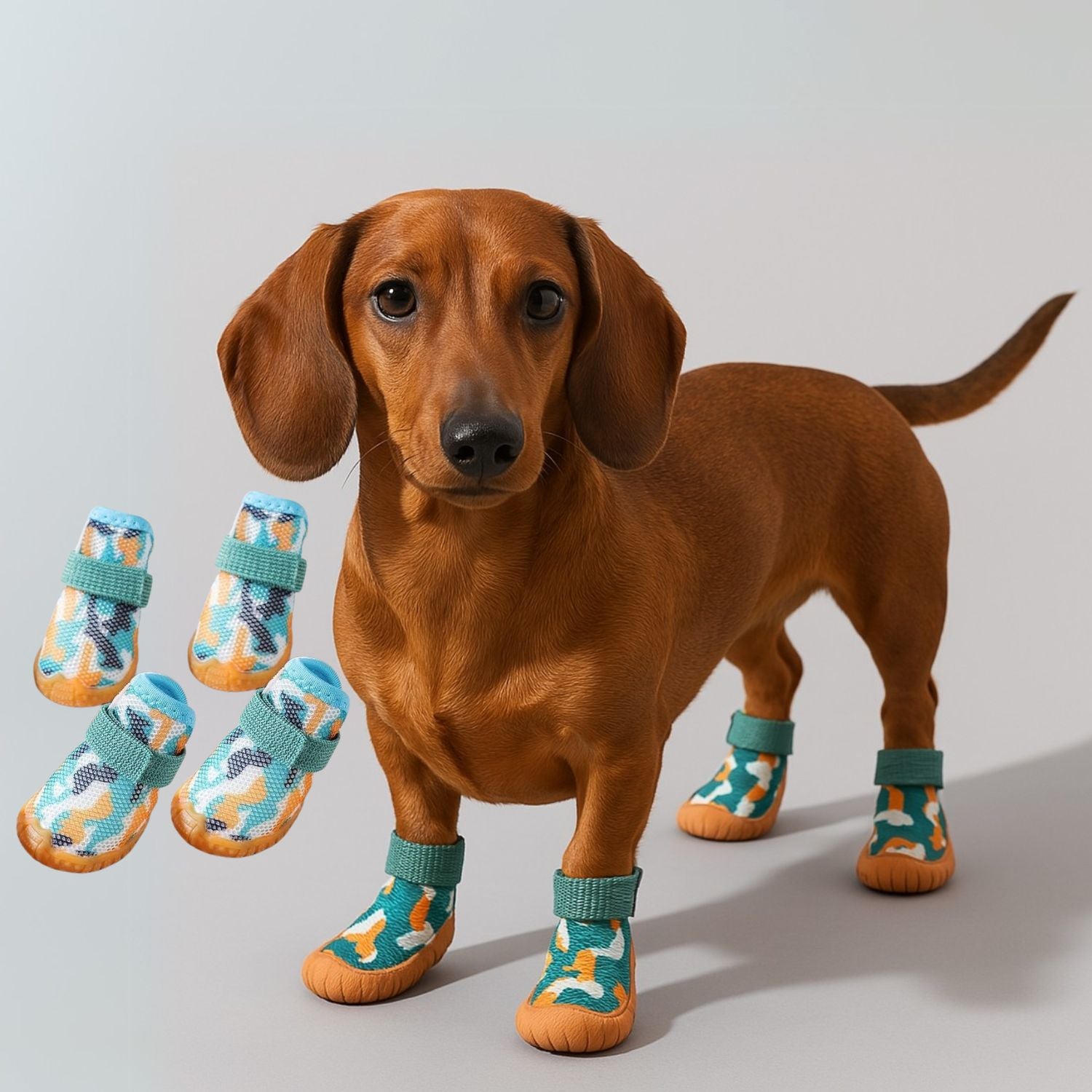 TailTrek Dachshund Dog Shoes – Breathable Wear-Resistant Won't Fall Of –  Dachshund Shop