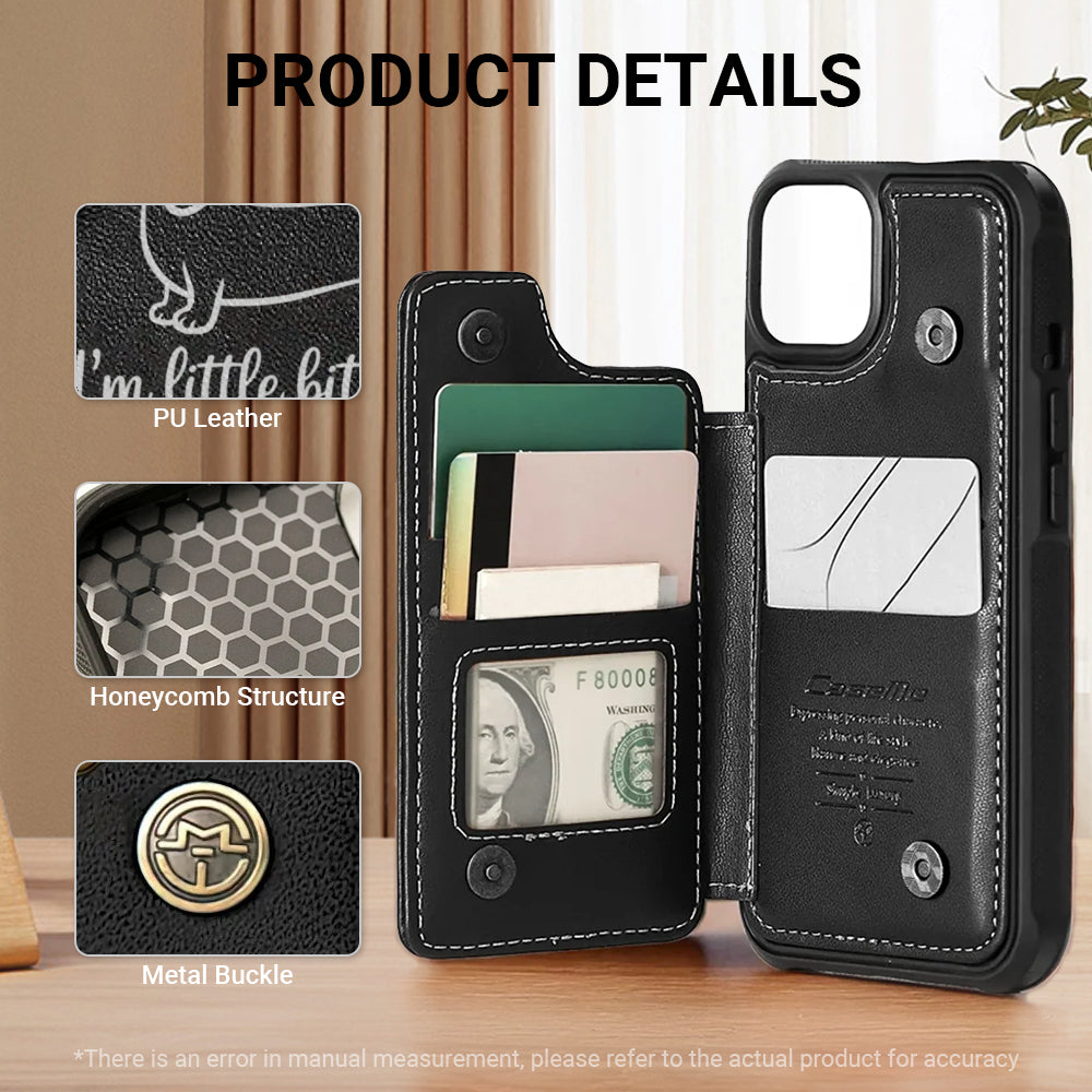 Xandra - Leather Wallet Case for for iPhone & Samsung