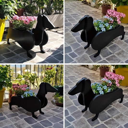 dachshund-shaped-planter-doxie.us
