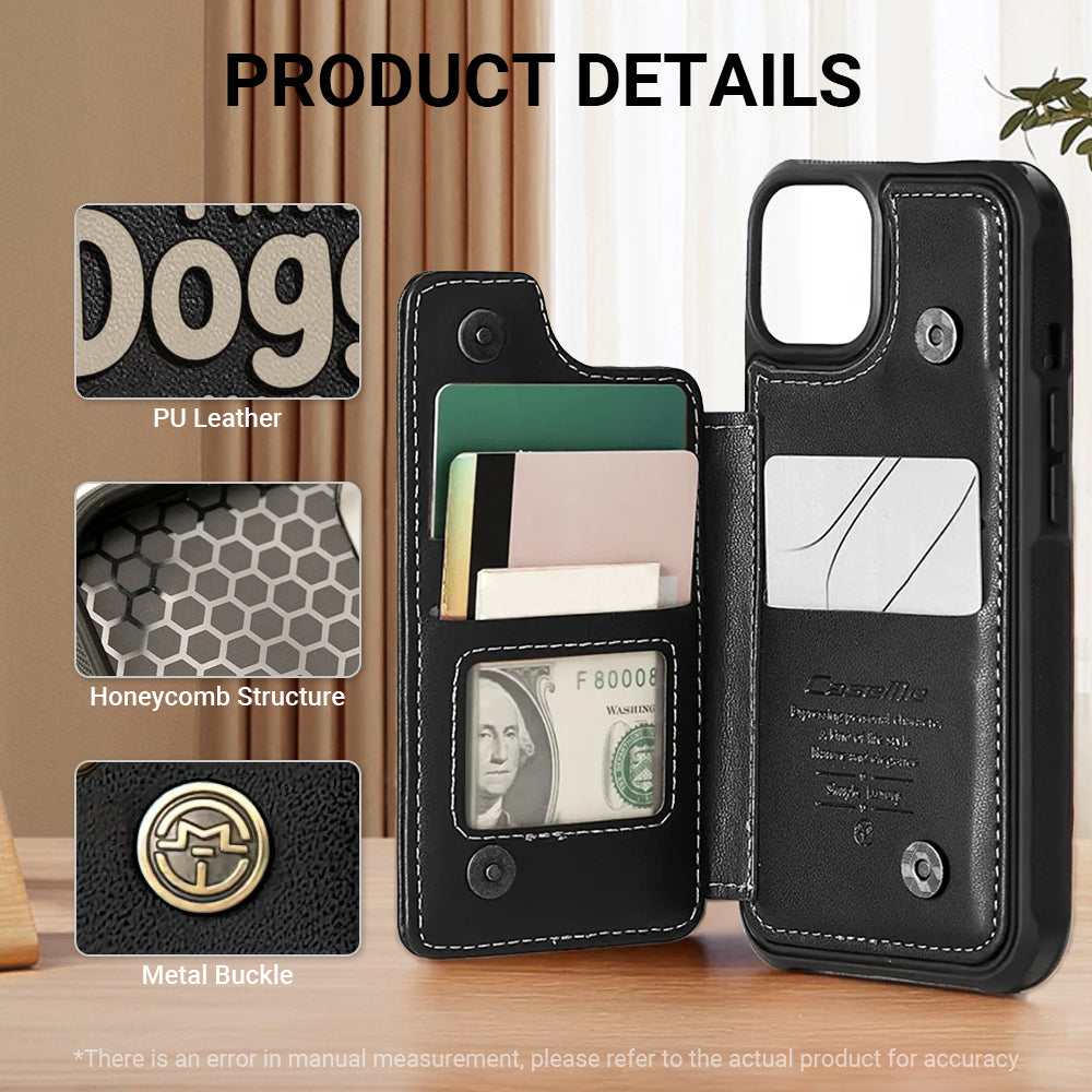 Yoko - Leather Wallet Case for for iPhone & Samsung