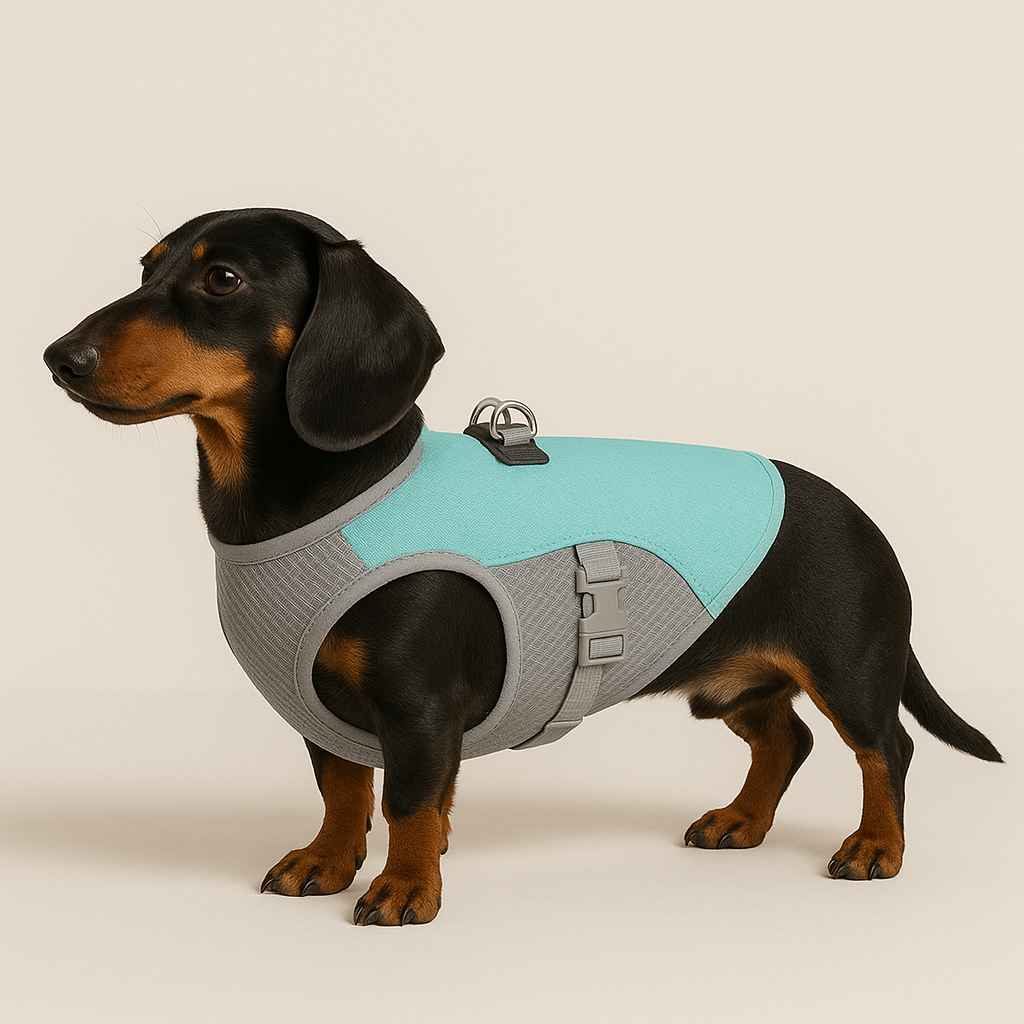 Dachshund Cooling Vest Ultimate Hot Weather Protection for Doxie