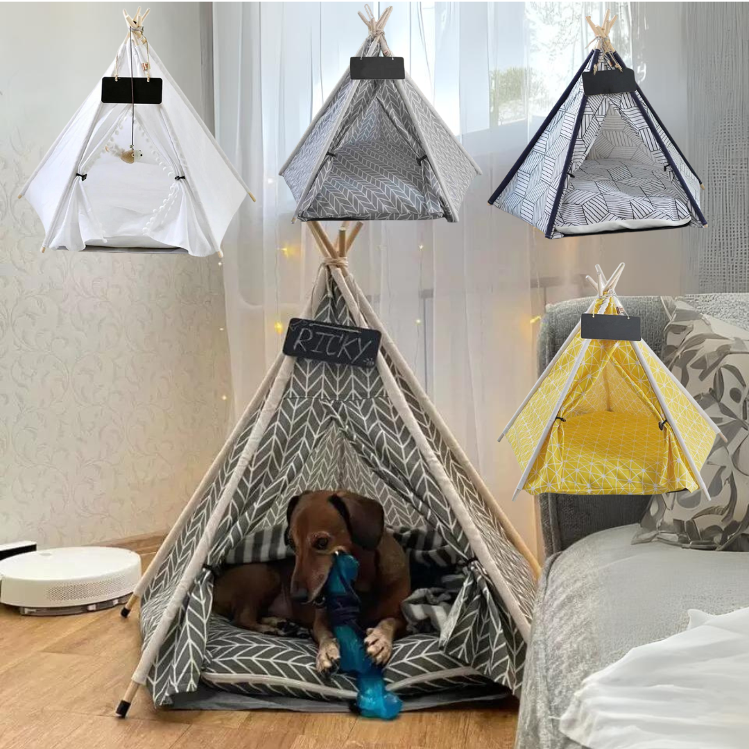 Doxie Tent House Teepee Bed – Cozy Dachshund Hideaway – Dachshund Shop