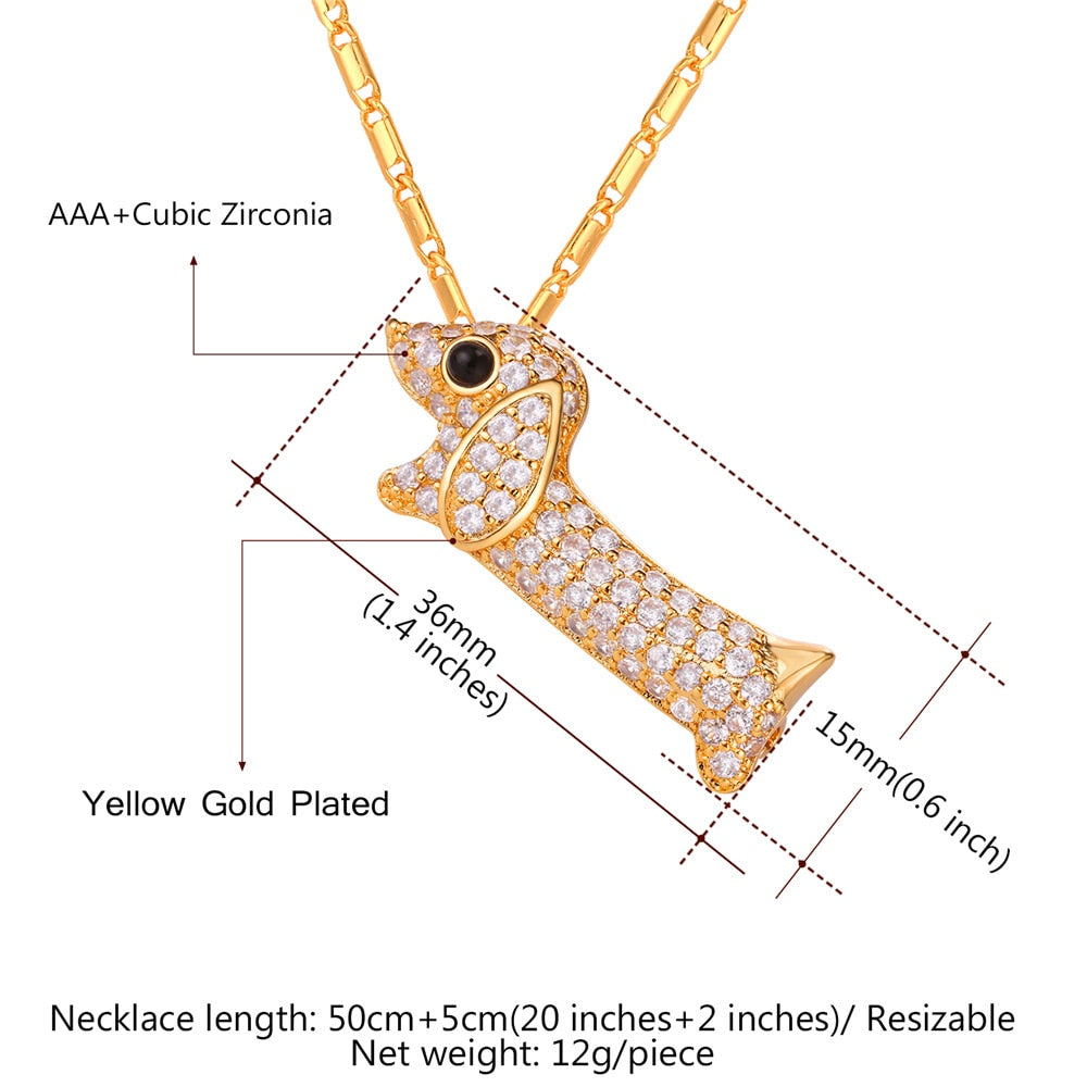Dachshund Pendant Necklace for Women - Dachshund shop.jpg
