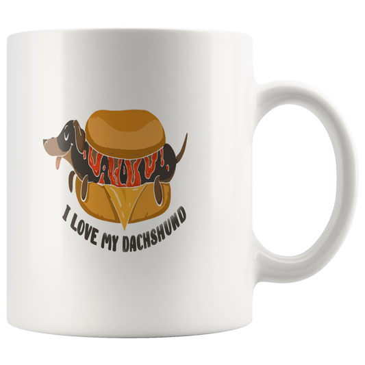 I love my Dachshund - Mug