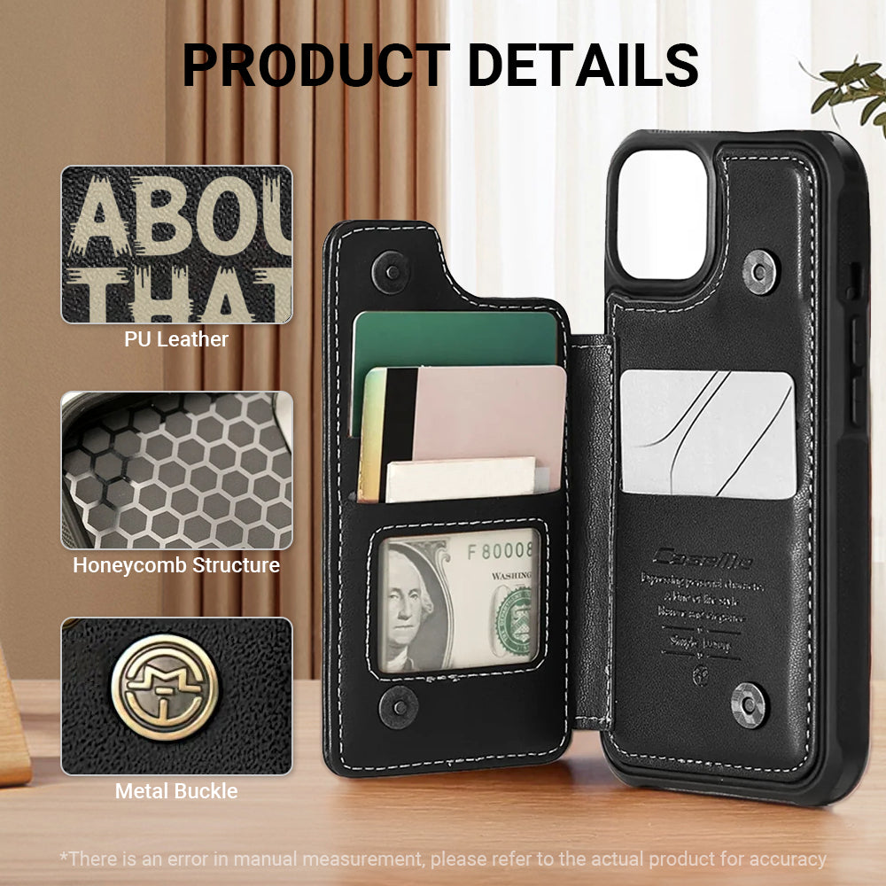 Yara - Leather Wallet Case for for iPhone & Samsung