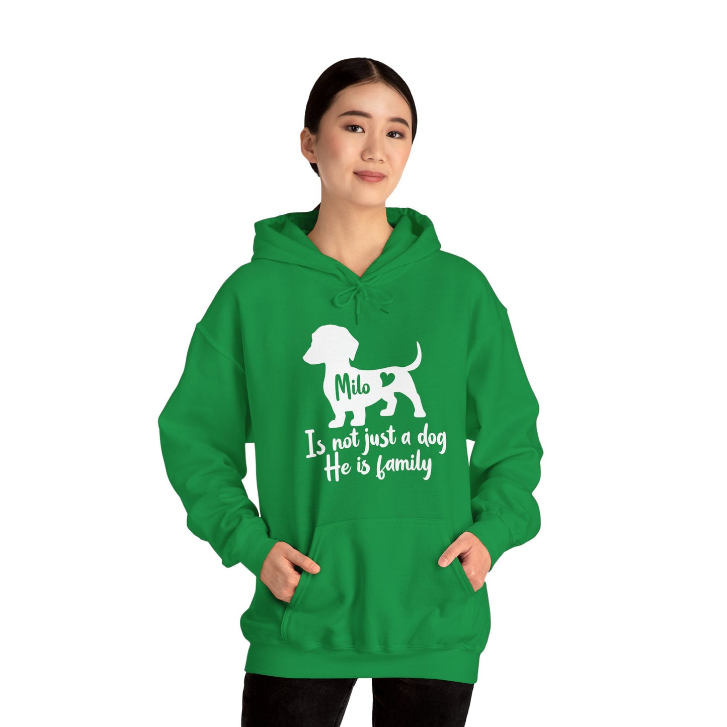 Custom Hoodie with dachshund Name  - Unisex Hoodie