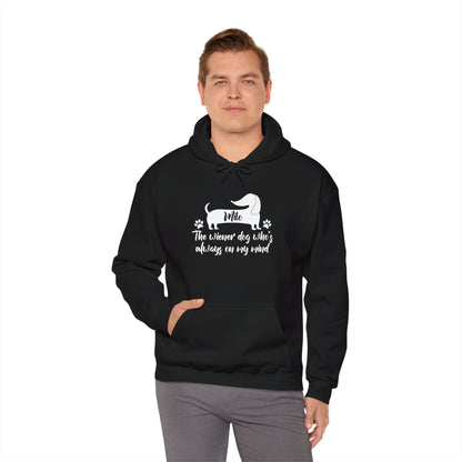 Custom Hoodie with dachshund Name  - Unisex Hoodie
