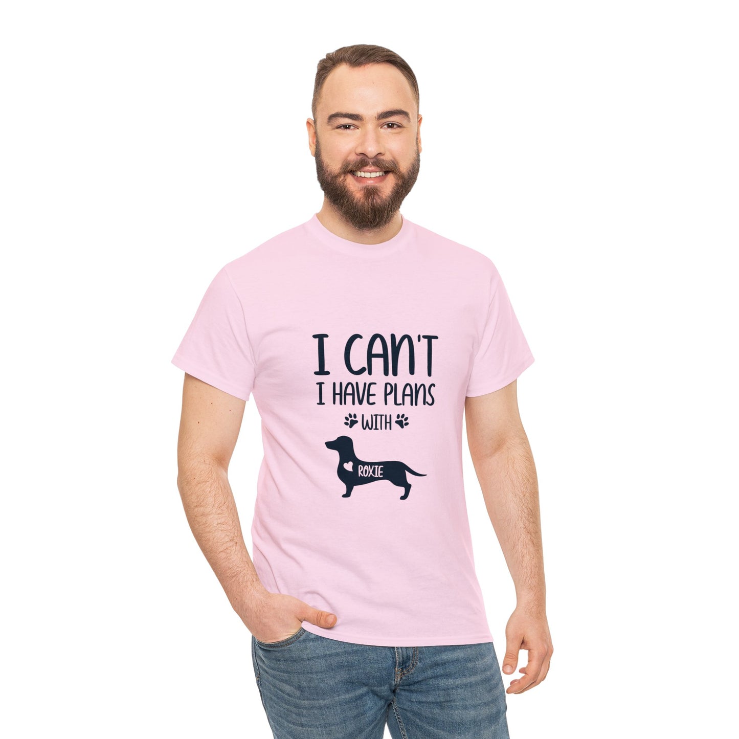 Custom T-shirt  with dachshund  Name