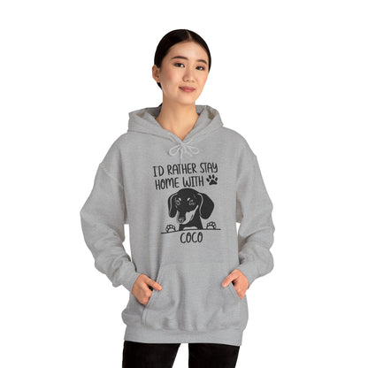 Custom Hoodie with dachshund Name  - Unisex Hoodie
