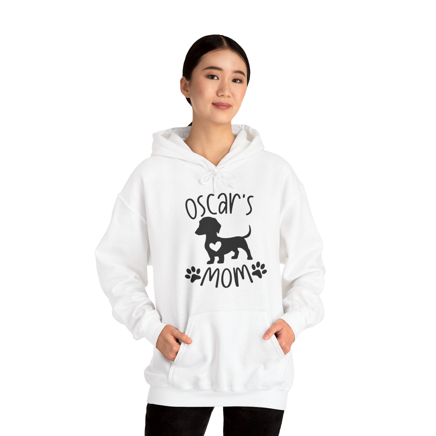 Sudadera con capucha personalizada con nombre de perro salchicha - Sudadera con capucha unisex 