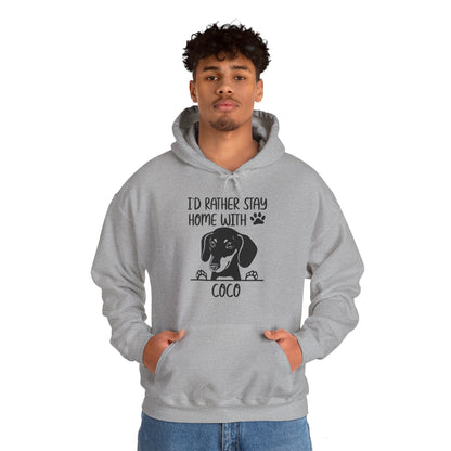Custom Hoodie with dachshund Name  - Unisex Hoodie