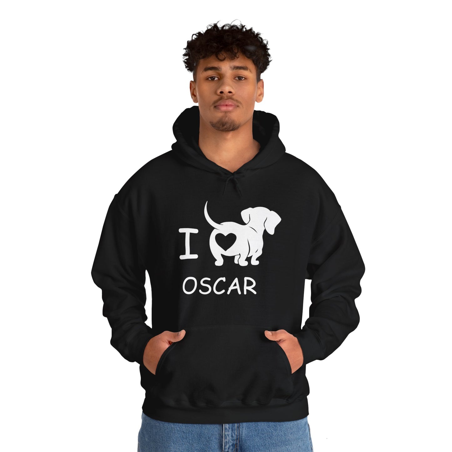 Custom Hoodie with dachshund Name  - Unisex Hoodie