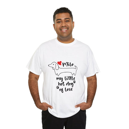Custom T-shirt  with dachshund  Name