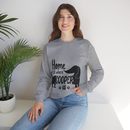 Custom Sweatshirt  with dachshund Name  -  Unisex Sweatshirt