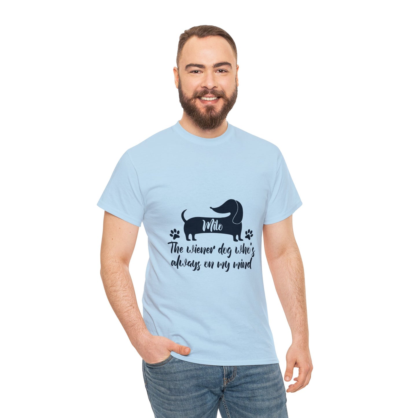 Custom T-shirt  with dachshund  Name