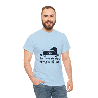 Custom T-shirt  with dachshund  Name