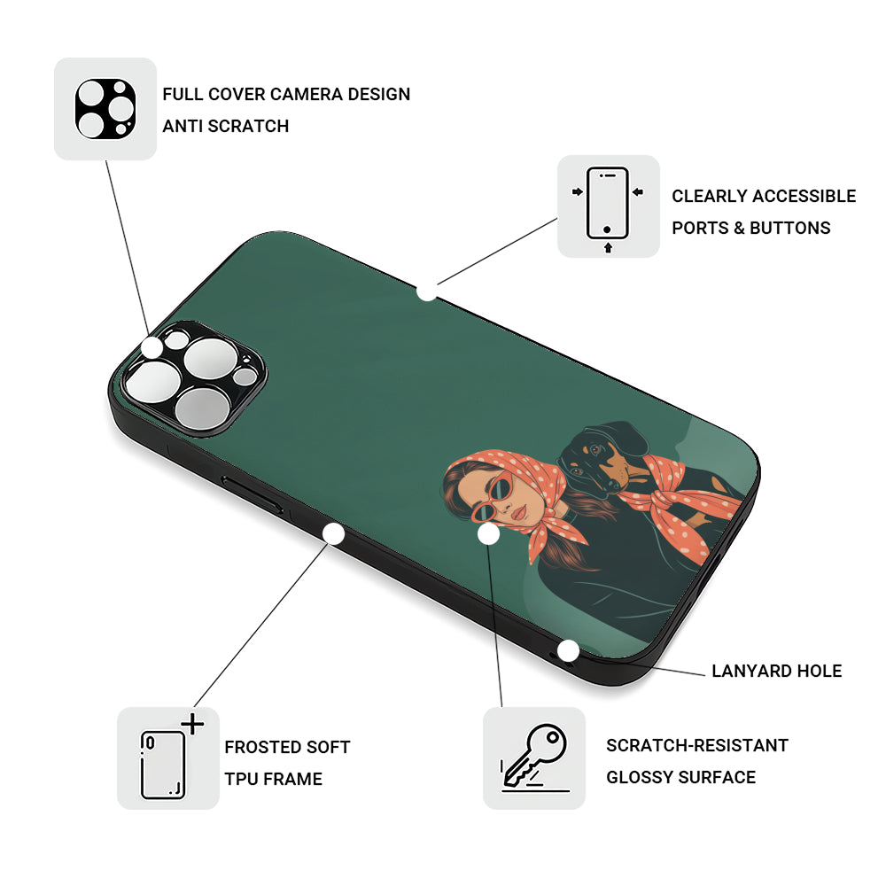 Lady - Luminous  Phone Case