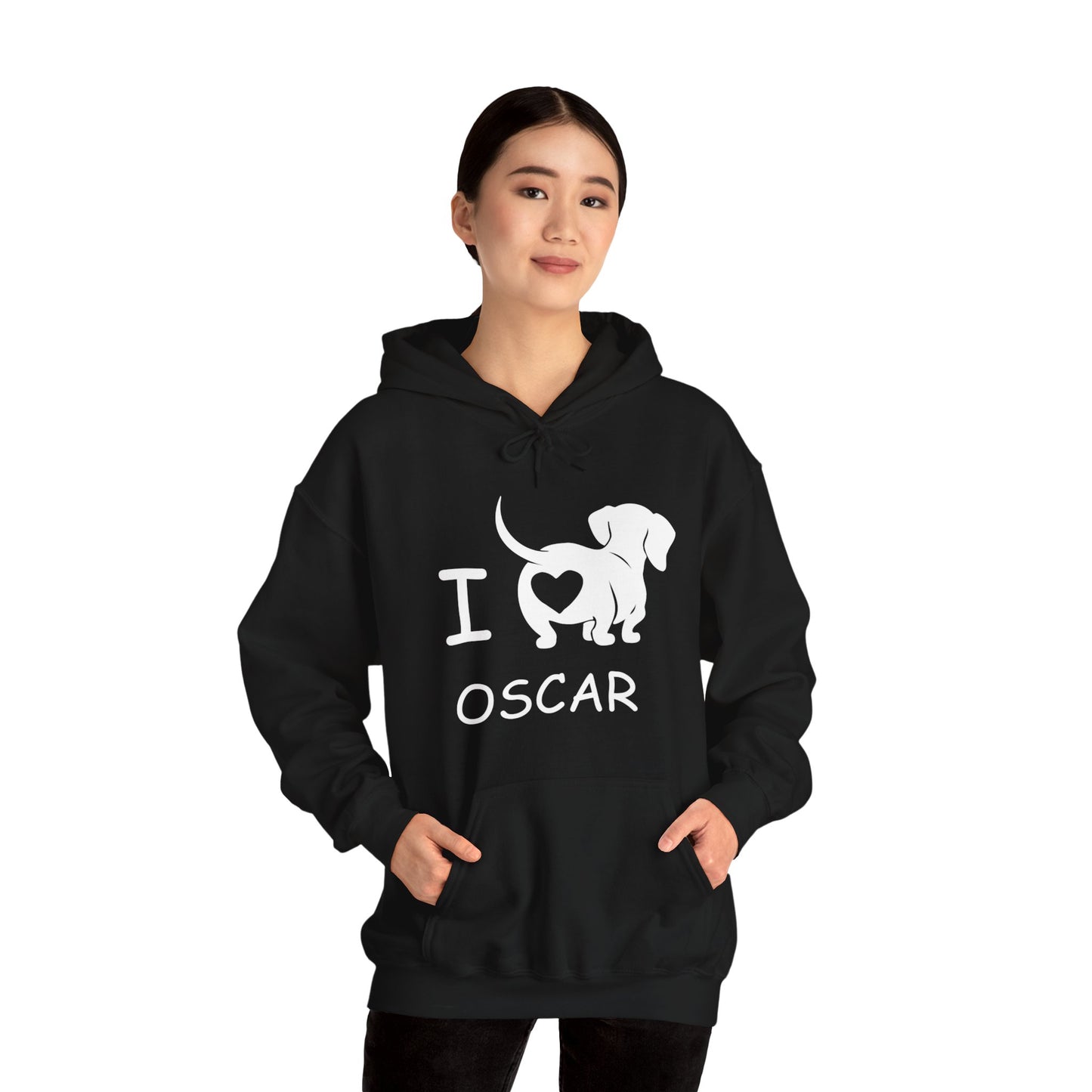 Custom Hoodie with dachshund Name  - Unisex Hoodie