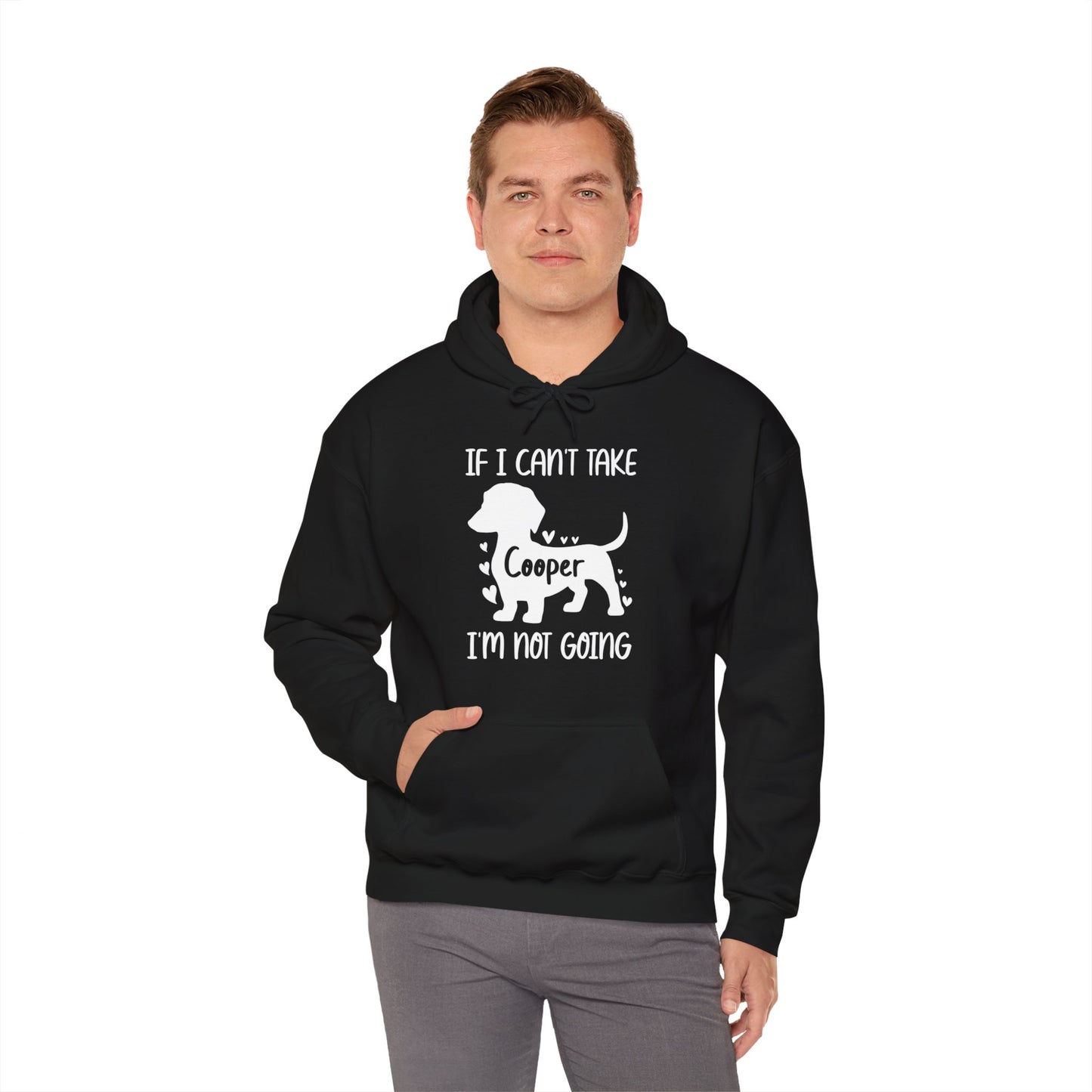 Custom Hoodie with dachshund Name  - Unisex Hoodie