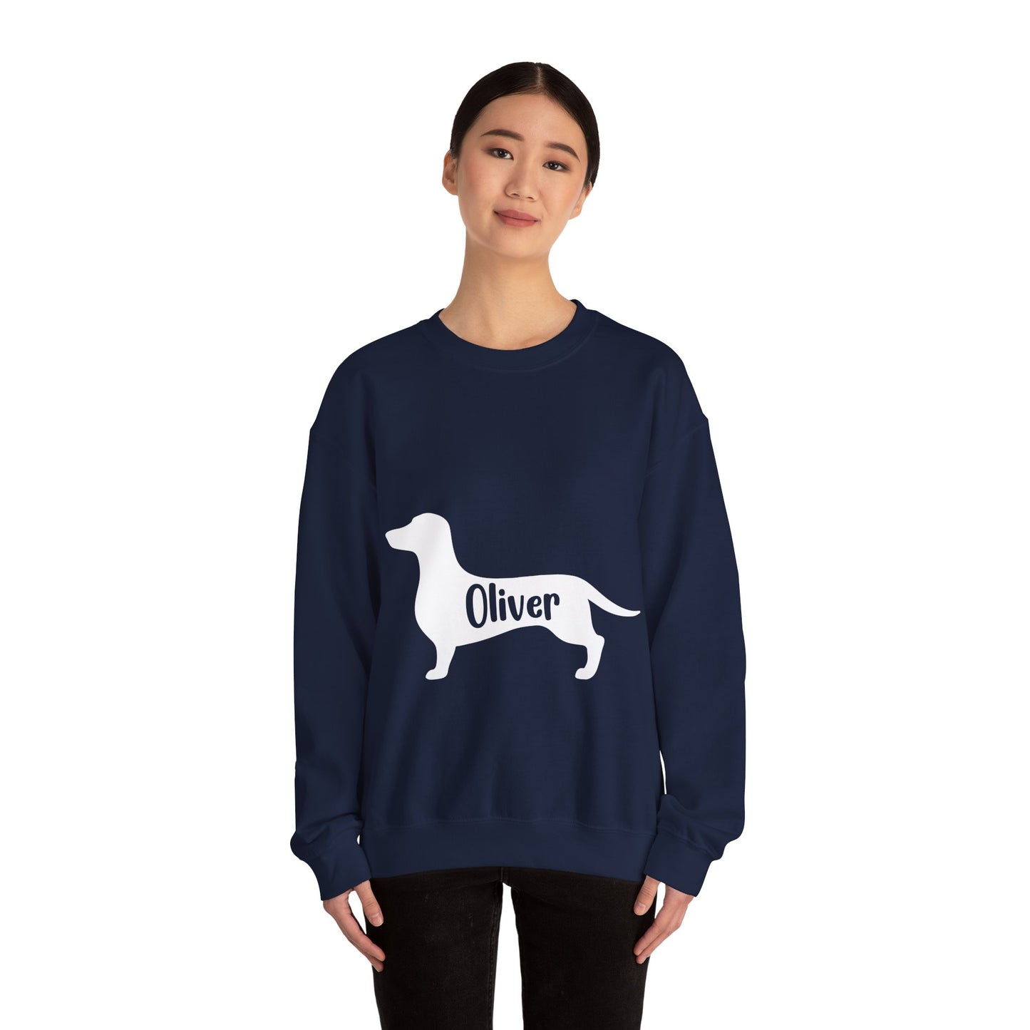 Sudadera personalizada con nombre de perro salchicha - Sudadera unisex 