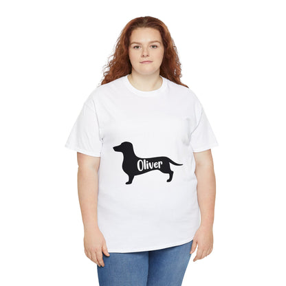 Custom T-shirt  with dachshund  Name - Shirt for Dachshund Name