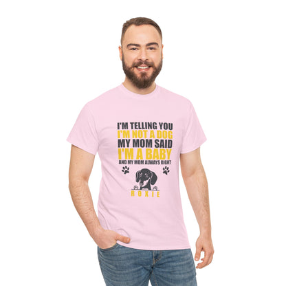 Custom T-shirt  with dachshund  Name