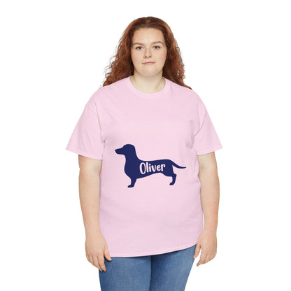 Custom T-shirt  with dachshund  Name - Shirt for Dachshund Name