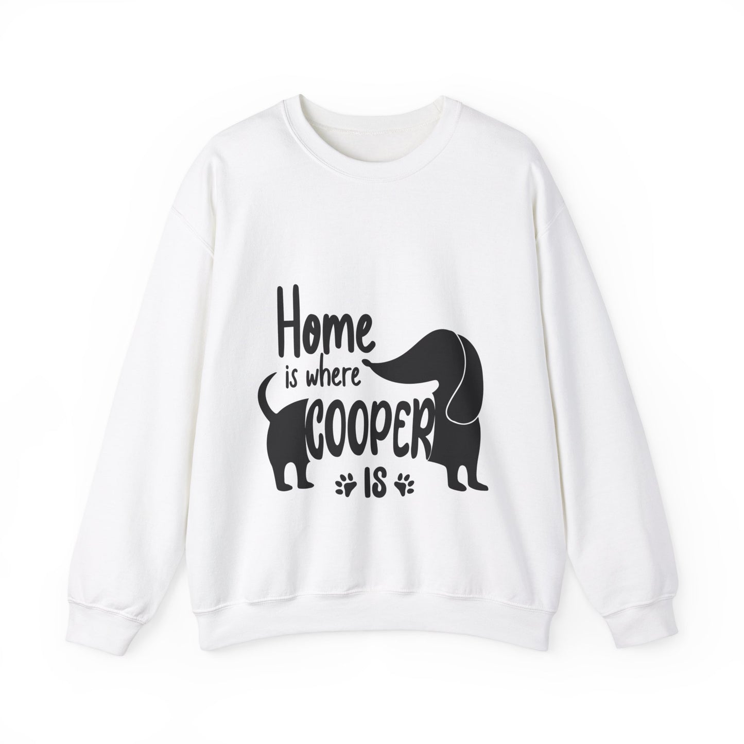 Custom Sweatshirt  with dachshund Name  -  Unisex Sweatshirt