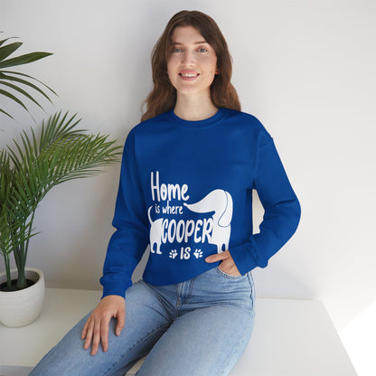Custom Sweatshirt  with dachshund Name  -  Unisex Sweatshirt