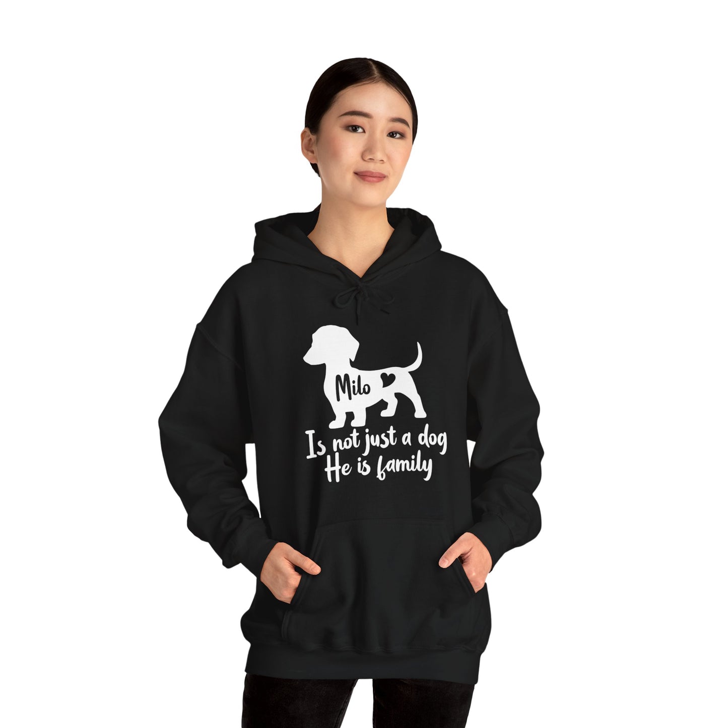 Custom Hoodie with dachshund Name  - Unisex Hoodie