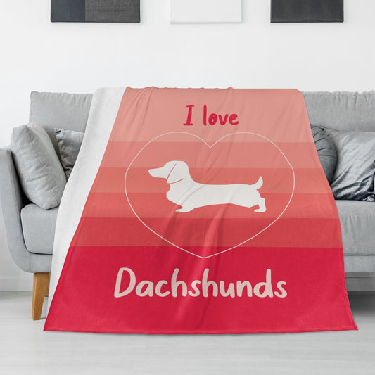 Gus -  Blanket for Dachshund Love