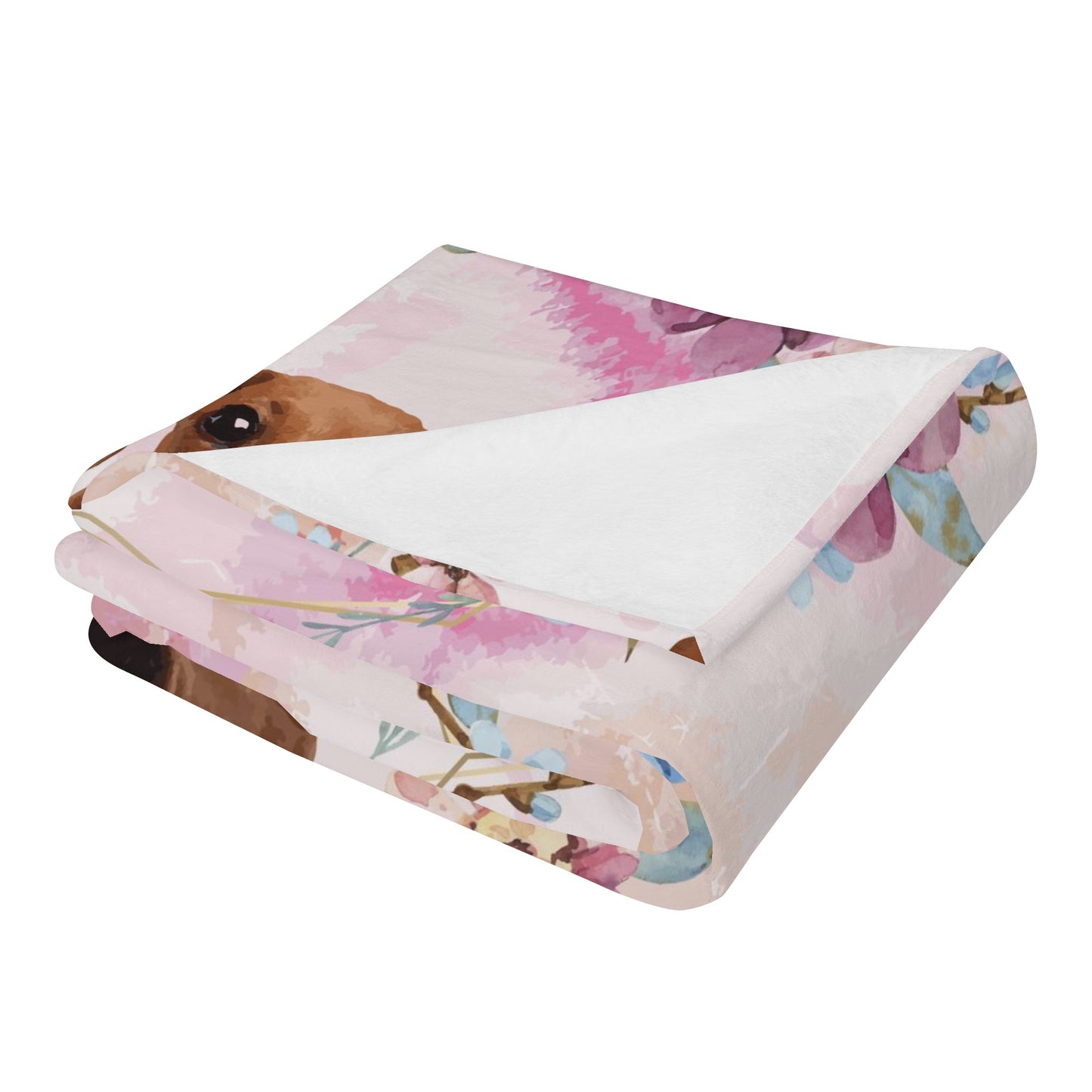 Custom  Blanket with Dachshunds Image  -  Blanket