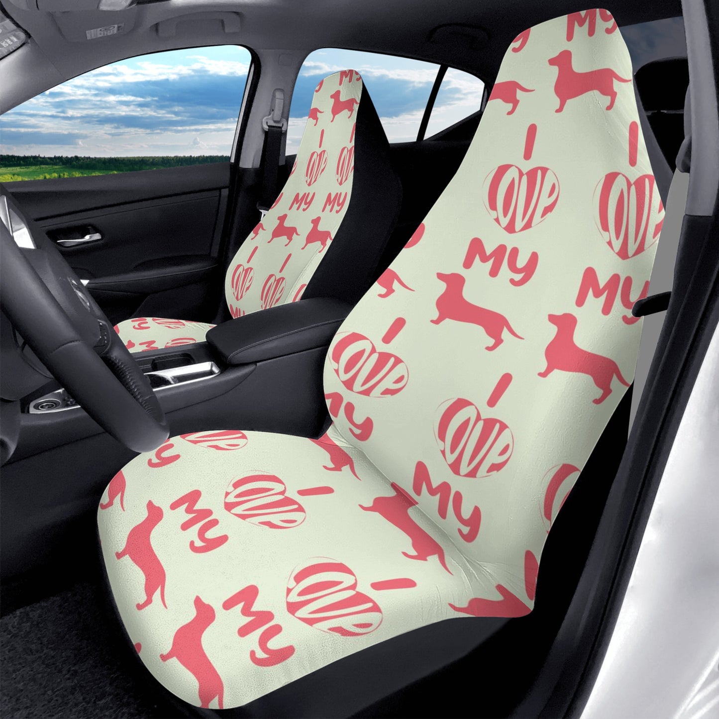 Minnie - Fundas para asientos de coche (2 uds)