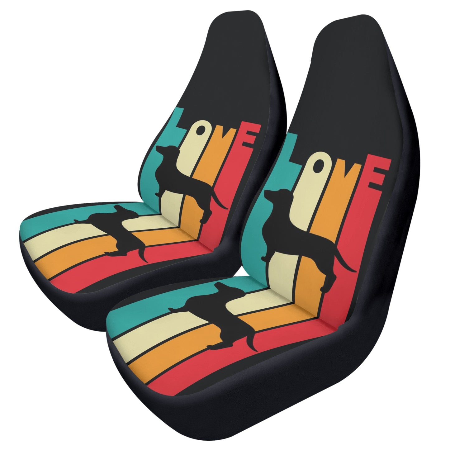 Mabel - Car seat covers (2 pcs) for Dachshund Lovers