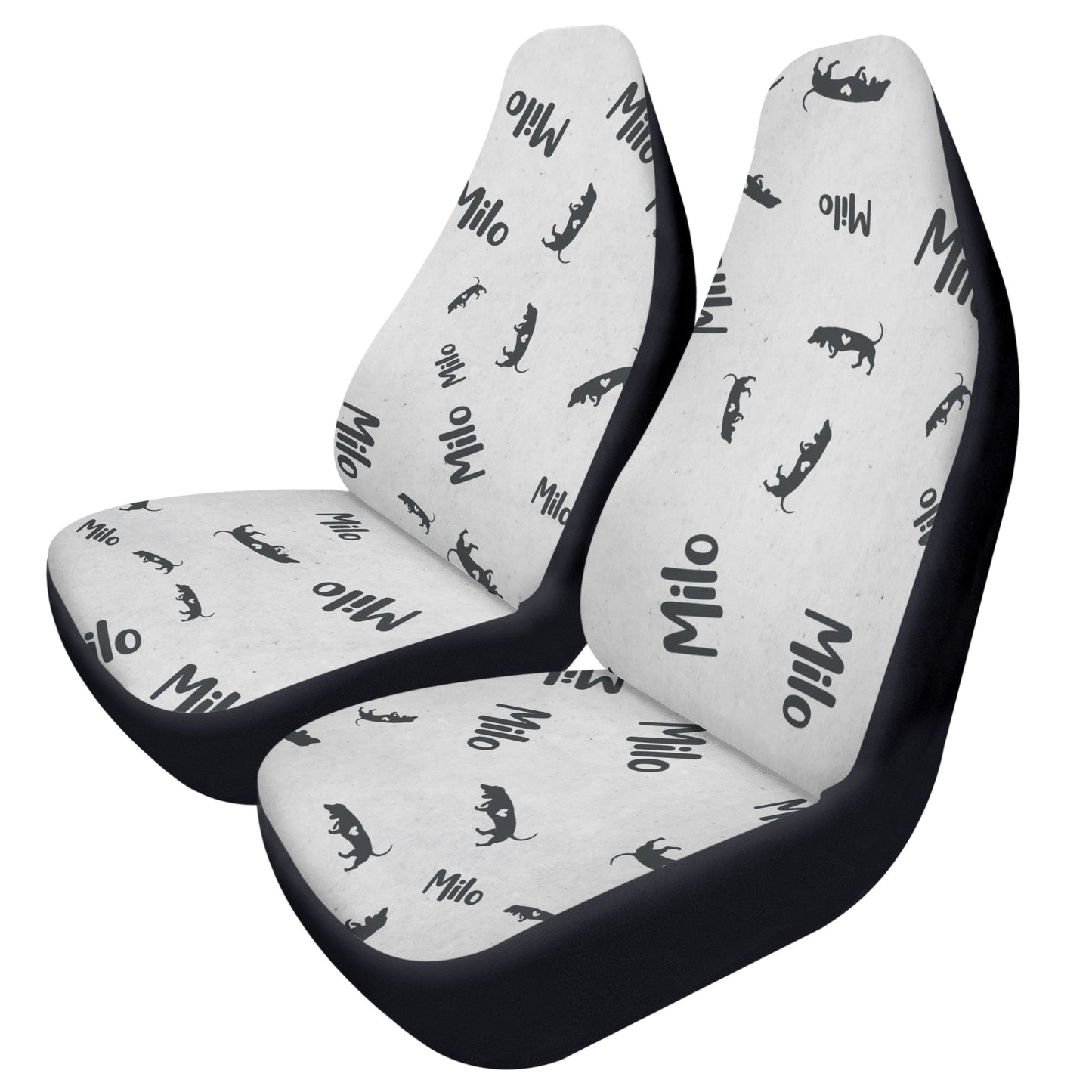 Custom Car Seat Cover with Dachshunds Name - Car Seat Cover (2 pcs)