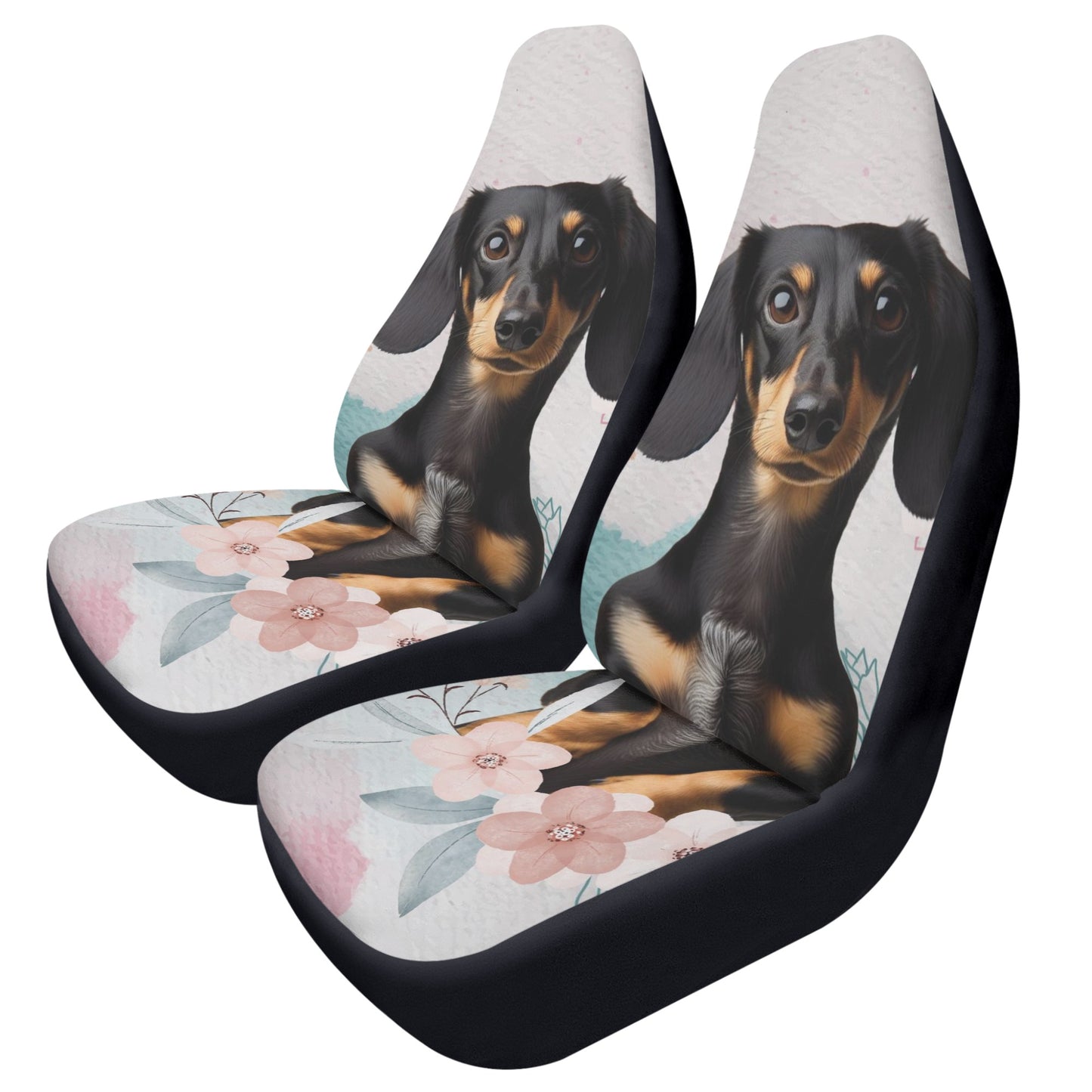 Custom  Car seat cover with Dachshunds Image - Car seat covers (2 pcs)