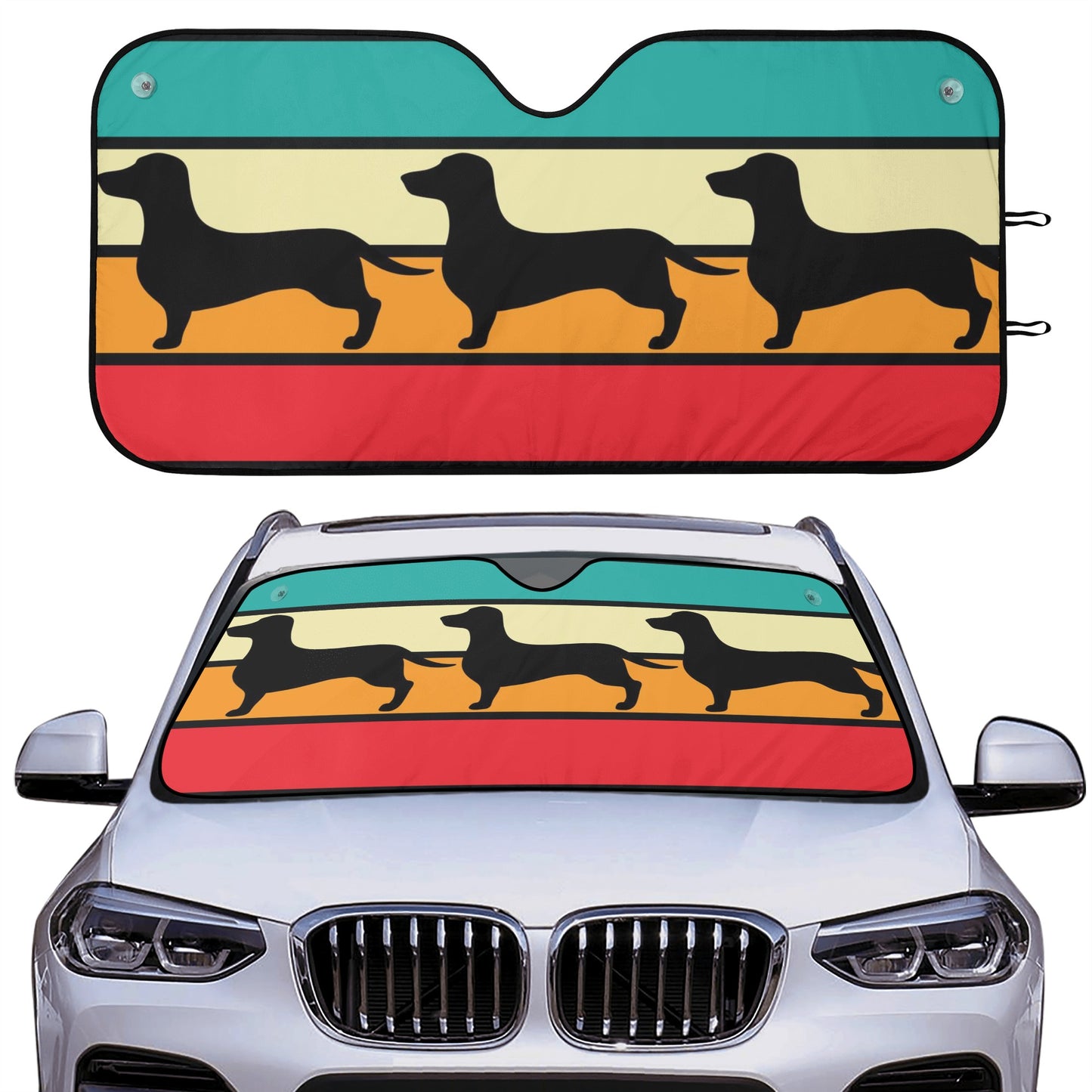 Tyler - Car Auto Sun Shade for Dachshund Lovers